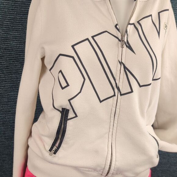 PINK Zip Hoodie, Collegiate Look, For Kitty Rescue! - Picture 6 of 16